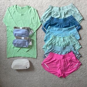 Lululemon Hotty Hot Short Speed Up Short Swiftly Tech Everywhere Belt Bag